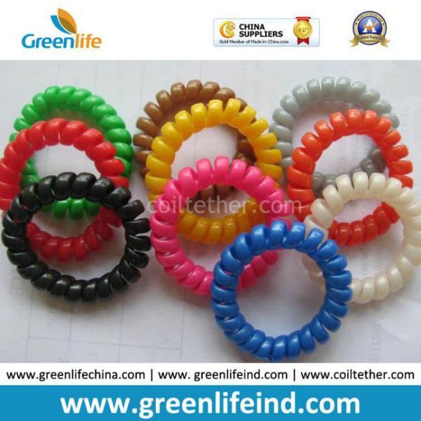 Buy cheap Pure Colors Phone Cord Shape Round Wrist Band Coil Rope from wholesalers