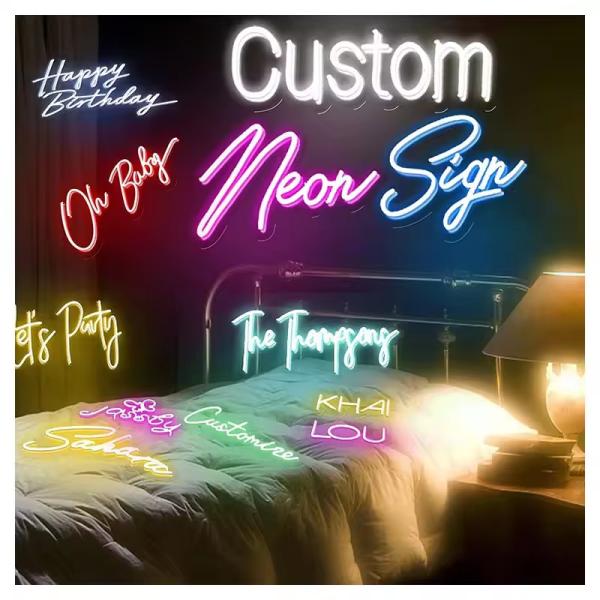 Buy cheap 15MM 10mm Tube Neon Led Light Sign Vertical Horizontal Hanging 12V Light Up Name Sign from wholesalers