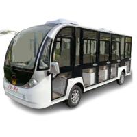 Buy cheap White Color Electric Mini Sightseeing Bus EV With Road Tires 14 Passengers product