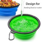 Silicone Collapsible Slow eating Dog Water Bowl Portable Foldable For Feeding