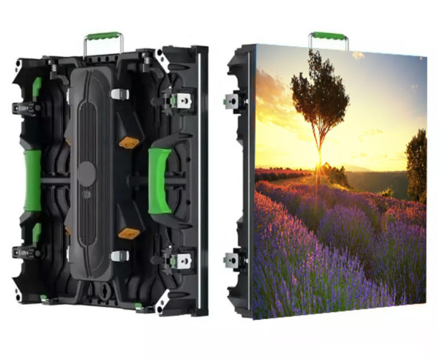 Giant Series 500x500mm Rental LED Screen 3840Hz Removable Power Box