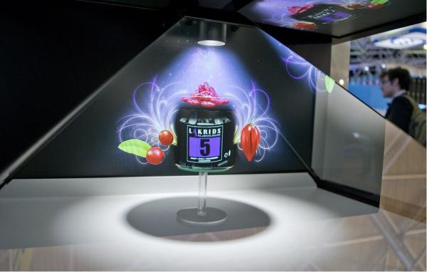 Buy cheap Sheet Metal 3D Hologram Showcase , Holographic Display For Trade Show from wholesalers