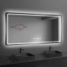 Buy cheap Wall Mounted LED Bathroom Mirrors Defogging Screen For TV Shopping from wholesalers