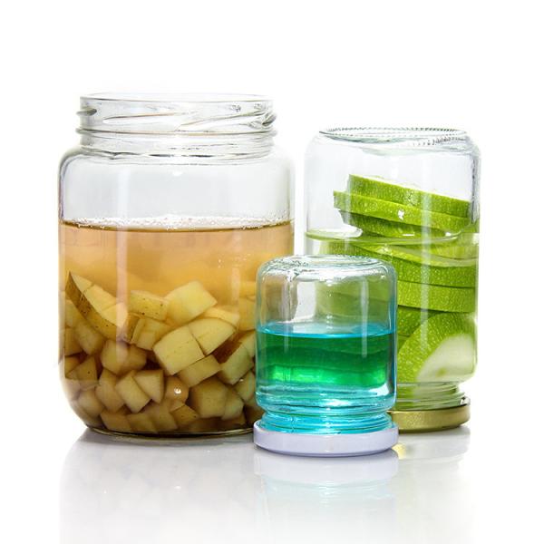 Food Grade Round Transparent 25ml To 1000ml Jam Honey Jelly Glass Storage Jar