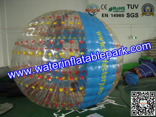 Buy cheap Rolling Human Zorb Ball Rental For Inflatable Aqua Park , Water Polo Ball from wholesalers