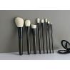 Buy cheap Vegan Synthetic Makeup Brushes Set Private Label 8PCS Black Cosmetic Brush Kit from wholesalers