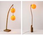 marble bamboo floor lamps living room sofa bedroom standing lamp bedside reading