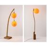Buy cheap marble bamboo floor lamps living room sofa bedroom standing lamp bedside reading light Nordic fishing lamp from wholesalers