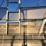 Gray Woven Steel Panels With Anodizing Treatment Improve Architectural Art