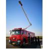 Buy cheap 460hp 10 Wheeled Hydraulic Fire Truck , 18M Hydraulic Telescopic Water Rescue Fire Truck from wholesalers