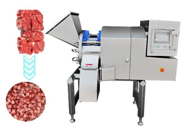 Buy cheap 1000-1500kg/H Frozen Meat Dicing Machine Chicken Breast Cubbing Dicer Beef Cube Cutter Meat Cutting Machine from wholesalers