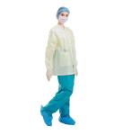 CE FDA Knit Cuffs Disposable Lab Coats GB15979-2002