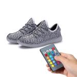Night Jogging Remote Control LED Shoes Running Light Up Sneakers For Men