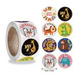 PS Version Printing Thank You Decorative Sticker Labels For Favors 2.5cm