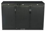 320L Upright Three Foaming Door Mini Bar Fridge , Solid Door Wine And Beverage
