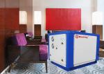 Operating water ground source heat pump water heater at outdoor temperature of