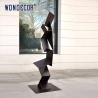 Buy cheap Large outdoor metal art, irregular geometry, weather resistant steel sculpture from wholesalers