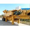 Buy cheap Wheel Mounted Mobile Crushing Station vertical shaft impact crusher small stone crusher crushing mobile stone crusher from wholesalers