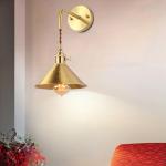American minimalist bedside bedside restaurant bar brass sconce （WH-OR-131)