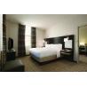 Buy cheap Hotel Executive Suite Bedroom Furniture Double Bed with TV storage Cabinets by Dark oak wood and Reception Living Sofa from wholesalers