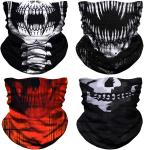 Sublimation Cotton Polyester Microfiber Skeleton Face Bandana