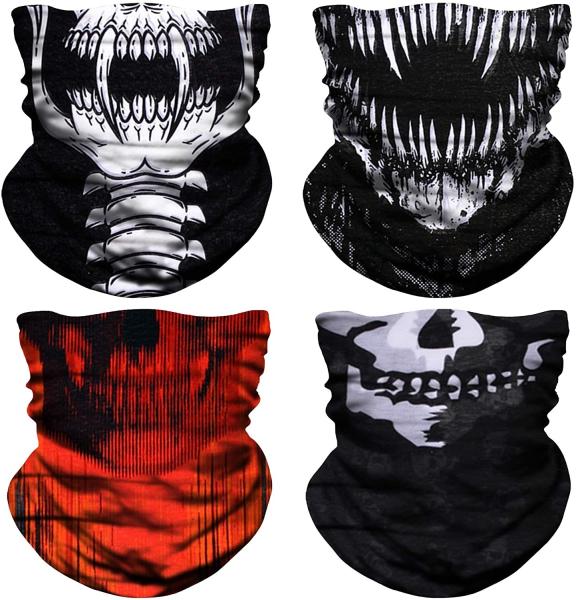 Buy cheap Sublimation Cotton Polyester Microfiber Skeleton Face Bandana from wholesalers
