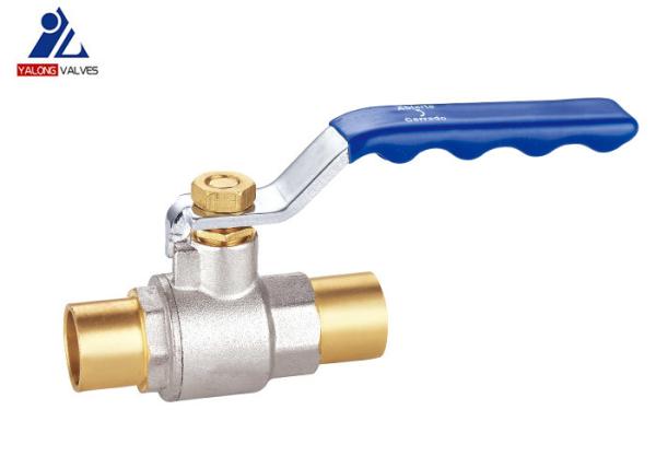 Buy cheap Copper 600PSI Brass Ball Valve C X C Ball Valve ISO228 from wholesalers