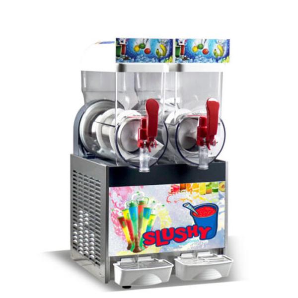 Buy cheap Commercial Slush Snow Melting Machine Electric Ice 15L*2 Frozen Drink from wholesalers