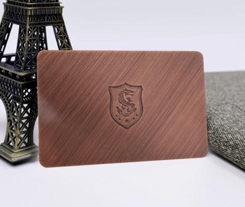 Buy cheap WCT Rose Business Metal Card 85X54mm CMYK Printable Bank Card from wholesalers