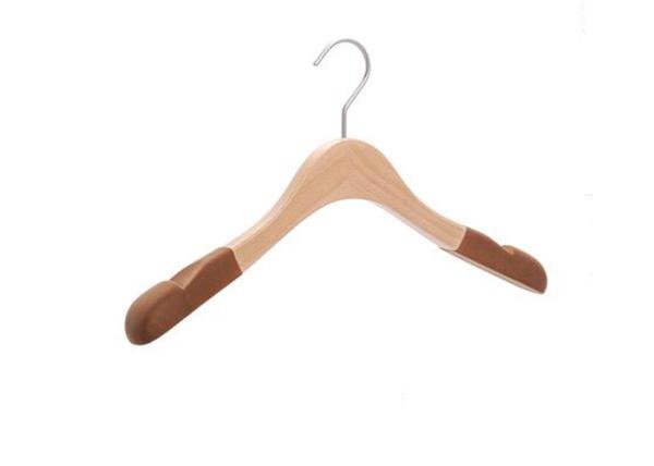 Buy cheap Custom Heavy Duty Clothing Store Hangers , Wooden Retail Hangers With Lint from wholesalers