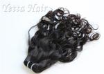 Natural Black Unprocessed Virgin Brazilian Hair , Water Wave Human Hair