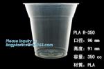 PLA compostabale Cup, PET Cup, PP Cup, PS Top Snack Cup Straw, Food Takeout Box,