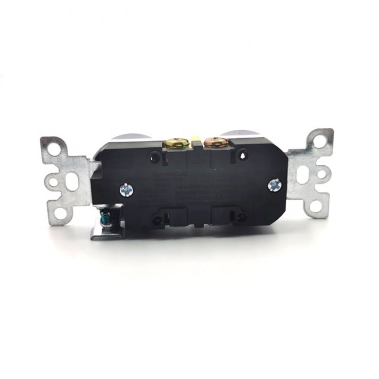 125V American AC Power Electric Double Duplex Receptacle Outlet Wall Socket with 6 Pins