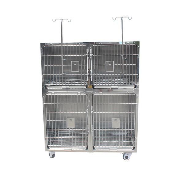 Buy cheap Combined Stainless Steel Veterinary Pet Hospital Cage Sustatinable from wholesalers