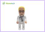 White Character USB Drives doctor Pendrive cartoon U Disk , 16gb Nurse memory