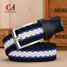 Buy cheap Female Plaid Woven Cloth Belt Retro Hand Grey Blue And Black Color from wholesalers