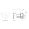 Buy cheap 1/3" 2.55mm F2.0 M12*0.5P mount manual focus low-distortion CCTV lens from wholesalers