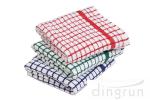 100% Cotton Kitchen Tea Towels , Azo Free Housework Kitchen Cleaning Cloth 50