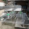 Buy cheap 12 Mums Farm Rabbit Cage Hot Dipped Galvanized Steel Material Sliver / Green Color from wholesalers