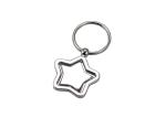Souvenir Gift Cute Metal Keychain Iron Star Keychain Bulk Rotatable Iron