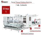 2150Kg Weight Baby Napkin Making Machine Tissue Paper Production Line 3500*1500
