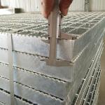 Heavy Duty Smooth Surface 50x5 Platform Serrated Steel Grating