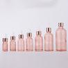 Buy cheap Round Glass Cosmetic Containers Pink Dropper Bottle 10ml To 100ml from wholesalers