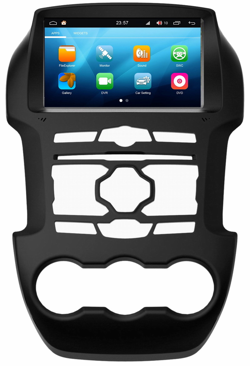 Ouchuangbo auto gps navi media S200 platform android 8.0 for Ford Ranger 2013 support USB SWC AUX wifi bluetooth