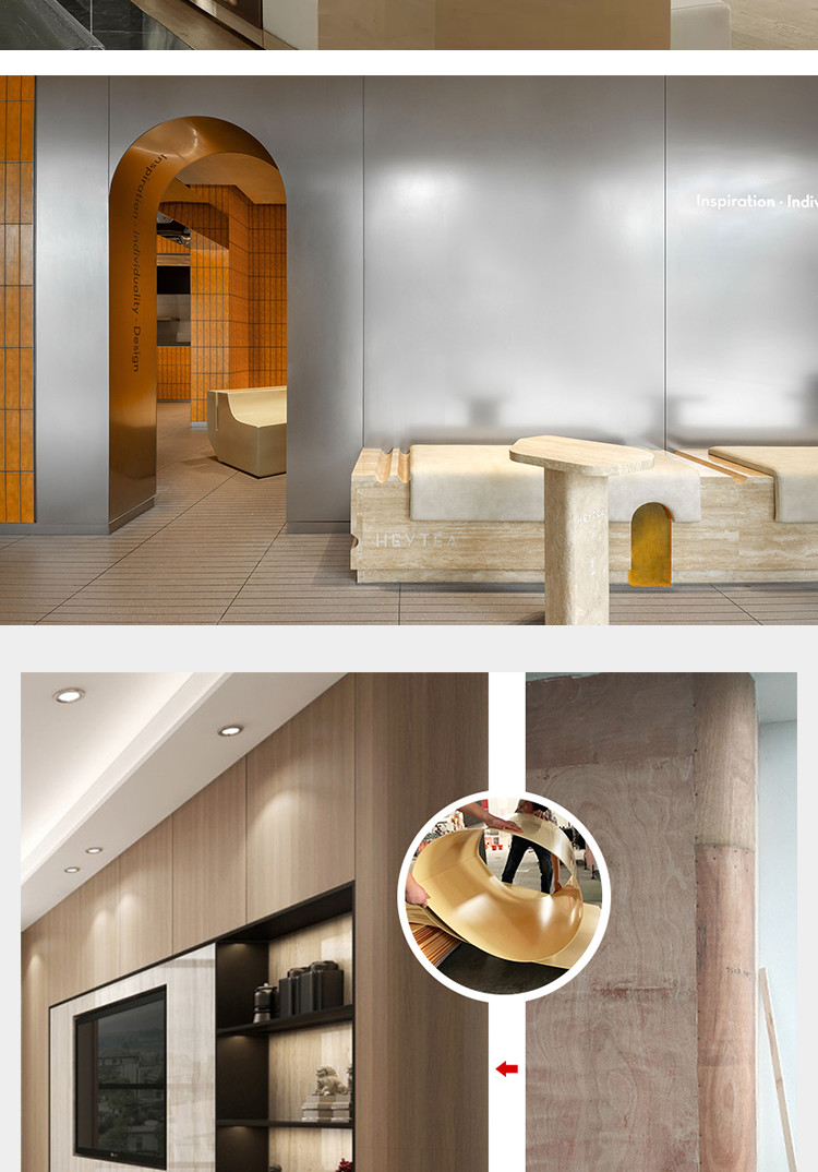 Decorative Wall Panels Bamboo Charcoal Wood Fiber Board New Product Bamboo Crystal Board
