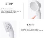 JK-2801 white color massage handheld showerheads high water pressure saving
