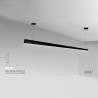 Buy cheap Anodized 9.8*44.3mm Slim Aluminium Profile Indoor Suspended from wholesalers
