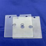 Factory Custom High Temperature Resistant Opaque Perforated Quartz Sheet