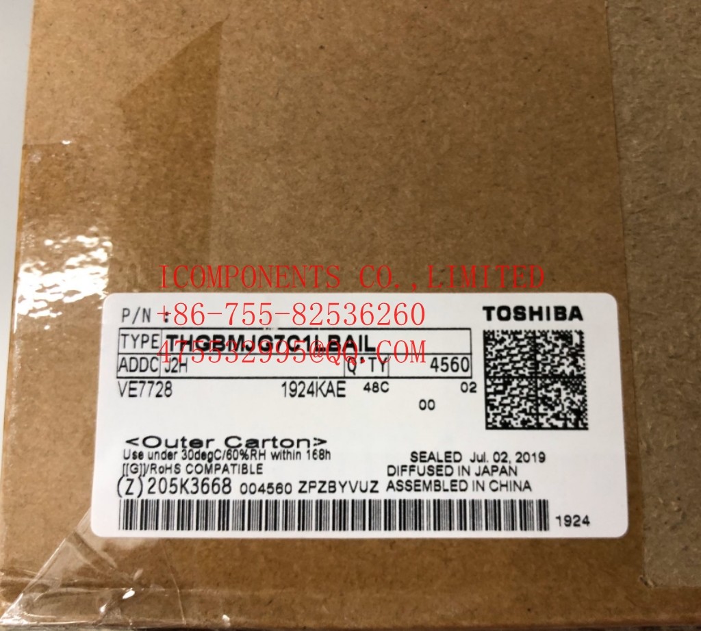 THGBMJG7C1LBAIL KIOXIA EMMC 16GB NAND 15NM EMBEDDED MULTIMEDIA CHIP (EEPROM) (Alt: THGBMJG7C1LBAIL)