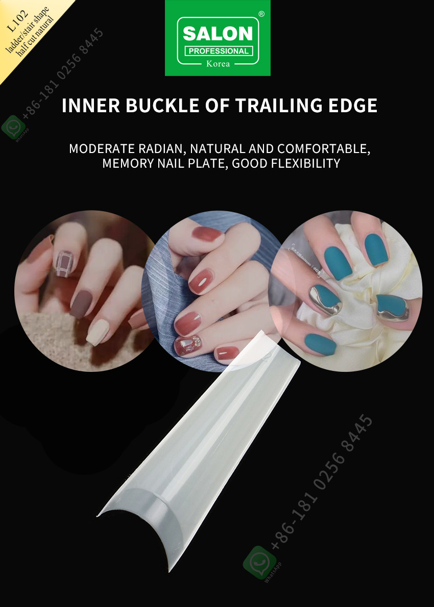 Professional ABS Full Cover Gel Artificial Nail Long Square Press On Nails For Perfect Nails Extensions
